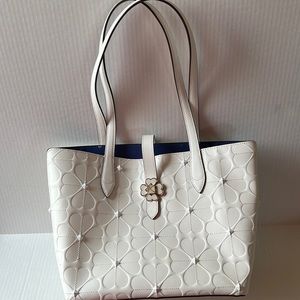 Kate Spade New White Leather Handbag